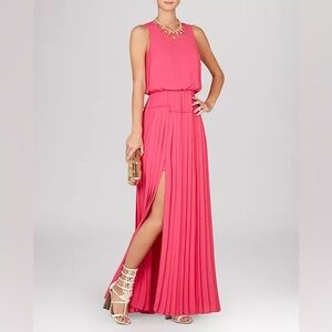 BCBGMAXAZRIA
Jenine High Slit Pleated Maxi Dress